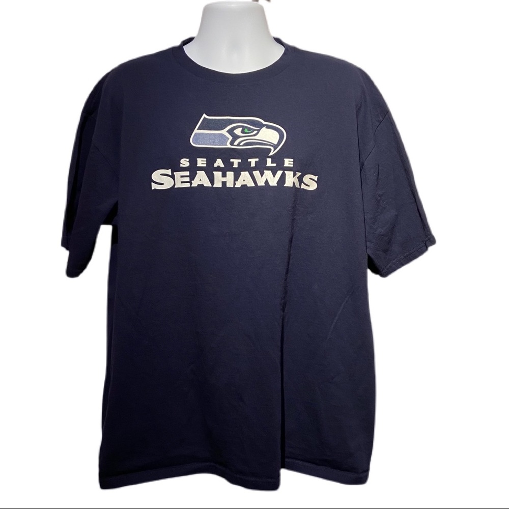 Seattle Seahawks XL Navy Team Apparel T Shirt NFL